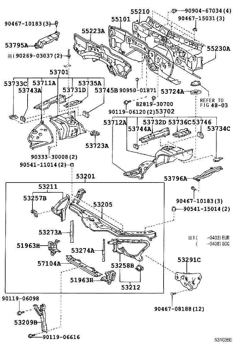 5373124040 TOYOTA