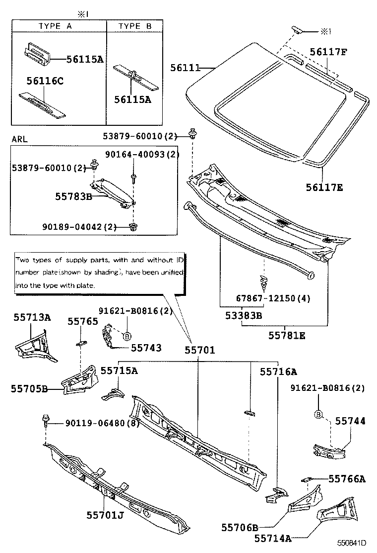 5571344030 TOYOTA