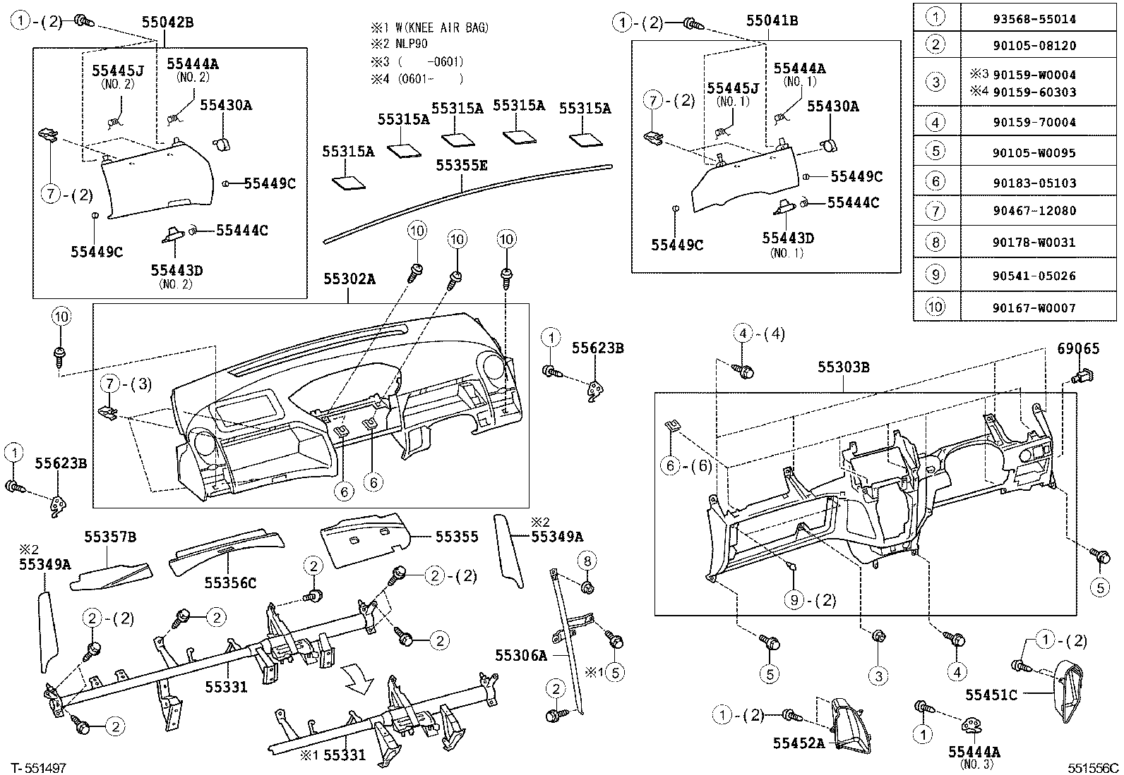 554780D010 TOYOTA