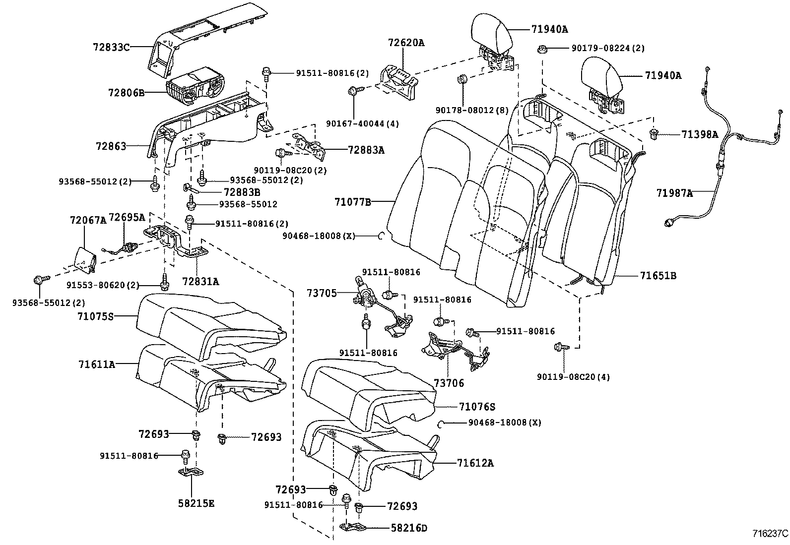 7370653040 TOYOTA