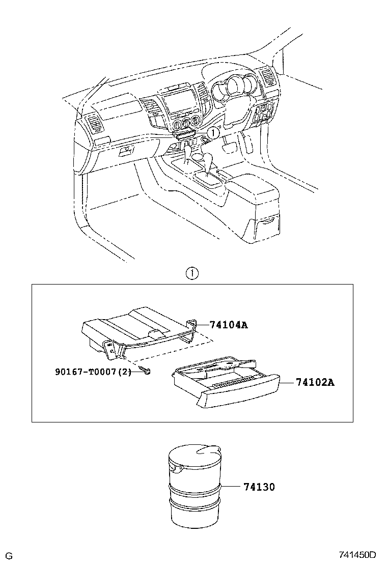 741040K011 TOYOTA