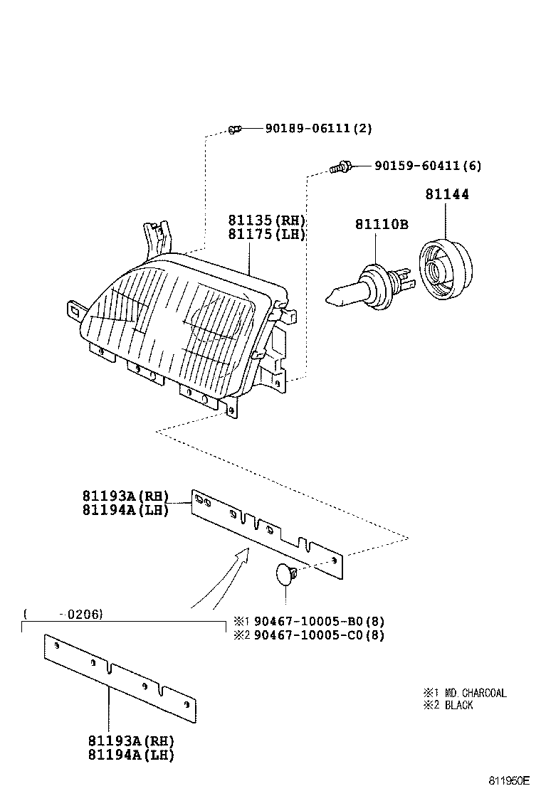 8113037181 TOYOTA