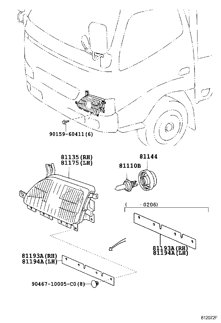 8117025141 TOYOTA