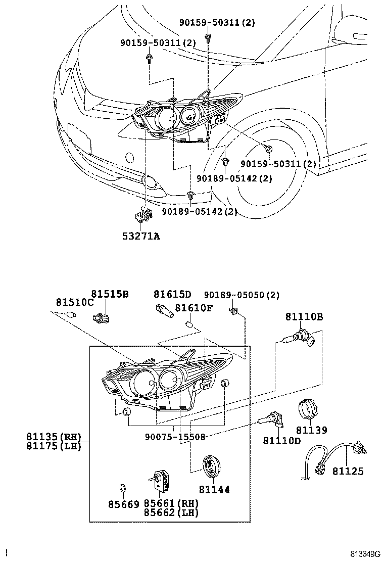 8110721150 TOYOTA