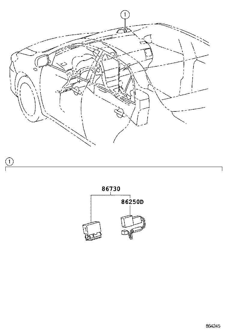 8673012010 TOYOTA