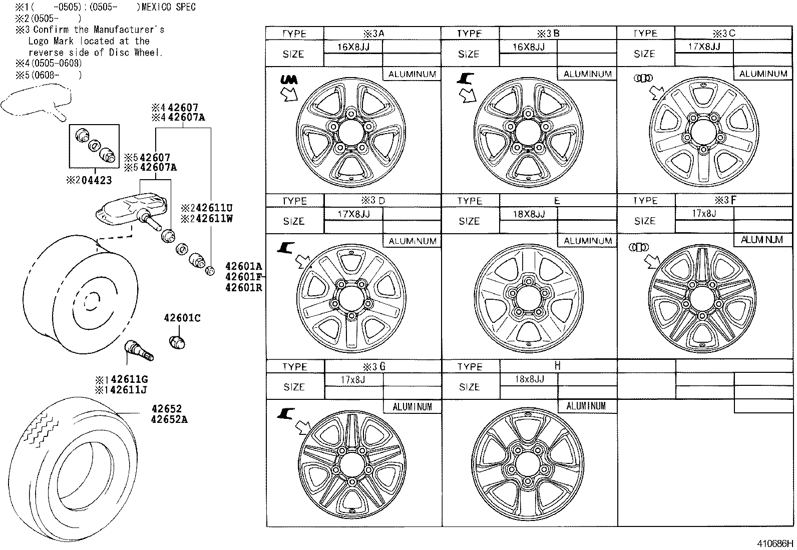 4260360671 TOYOTA