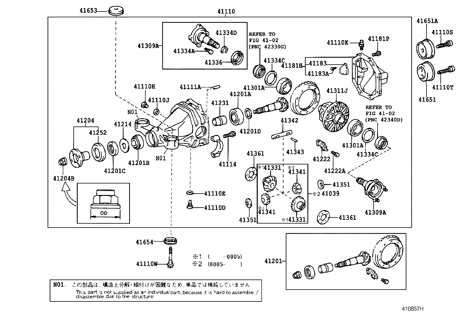 4111053052 TOYOTA