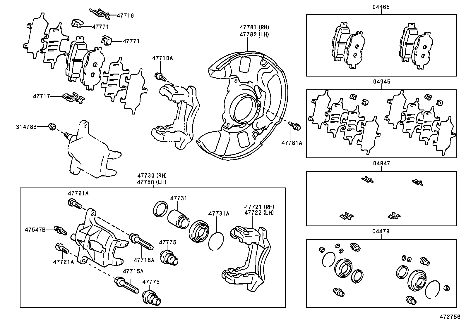 4772109390 TOYOTA