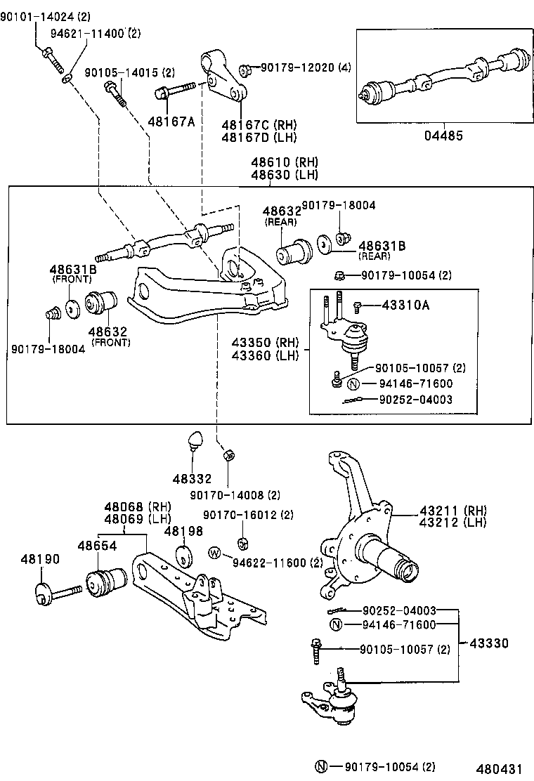 4806729075 TOYOTA