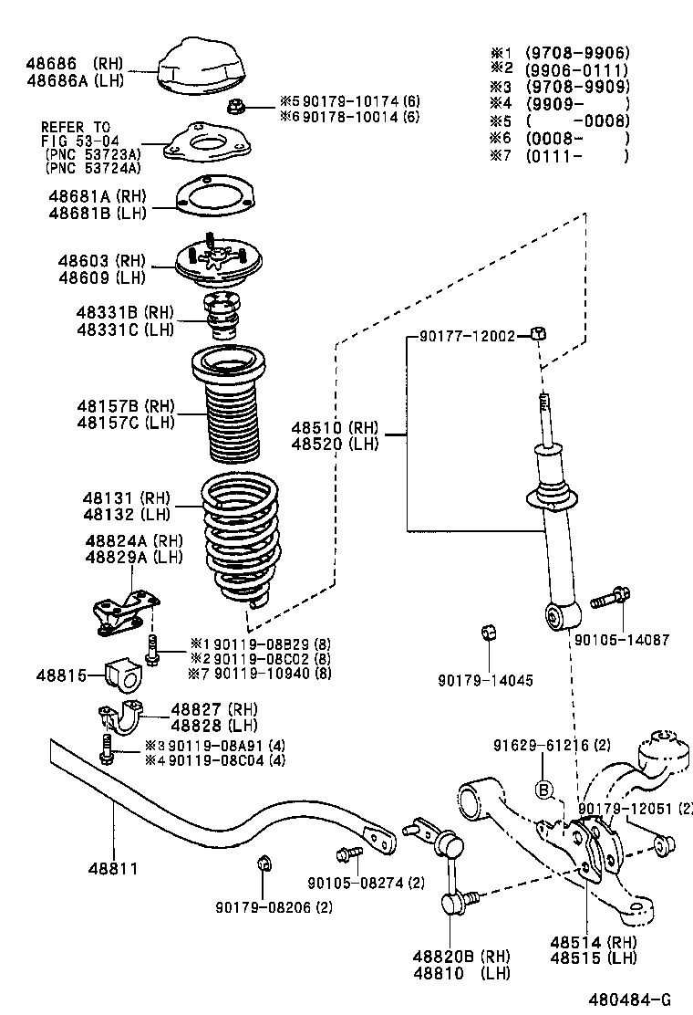 4851080021 TOYOTA