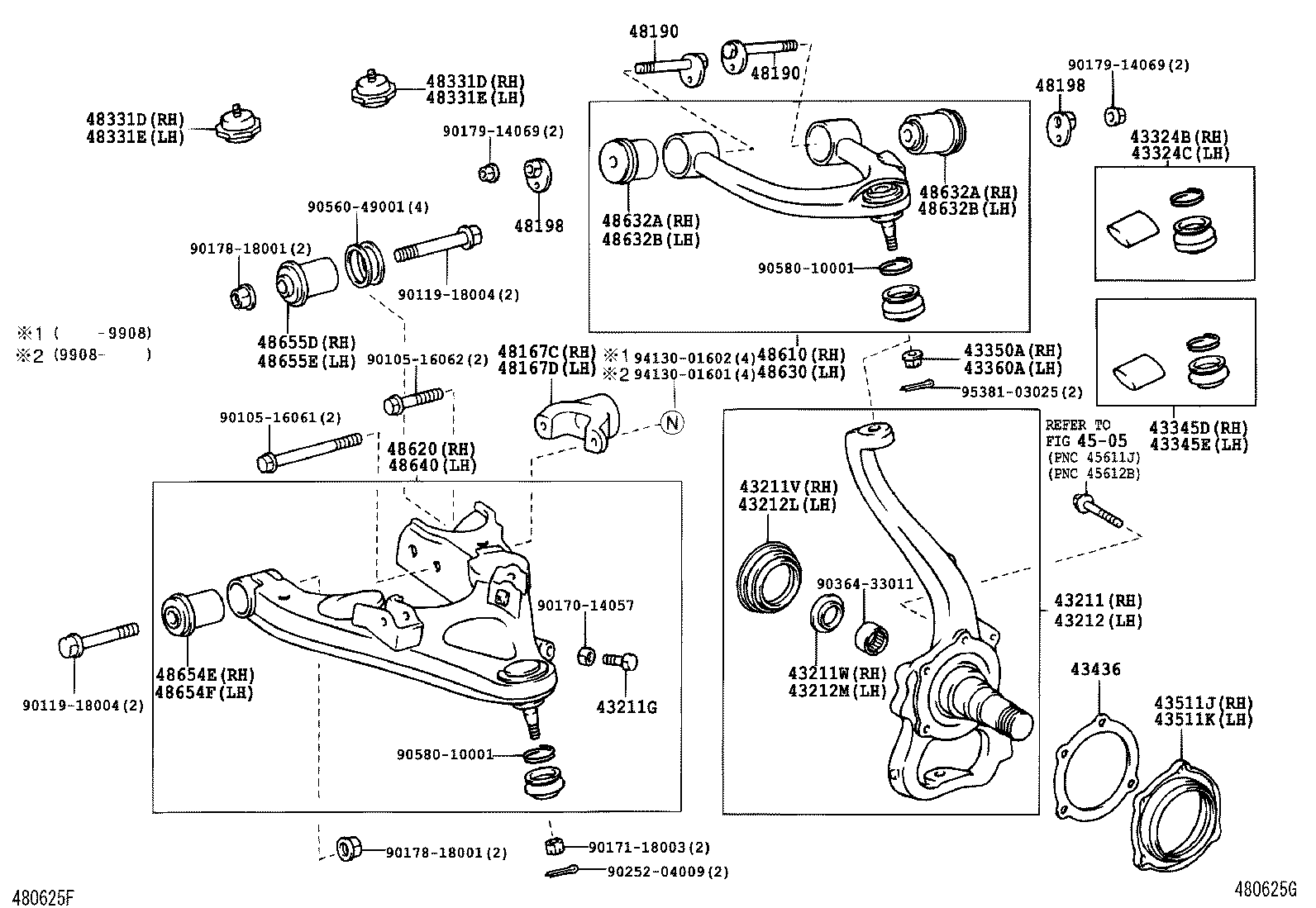 4320160020 TOYOTA