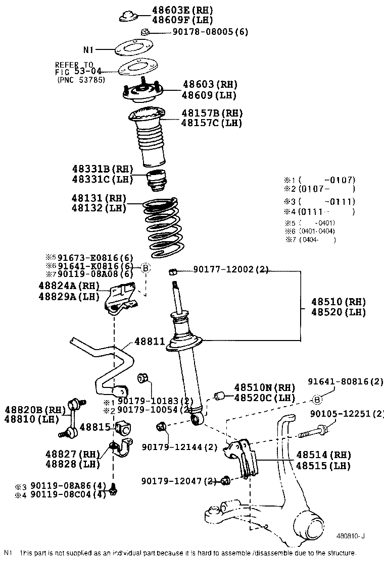 4851080145 TOYOTA