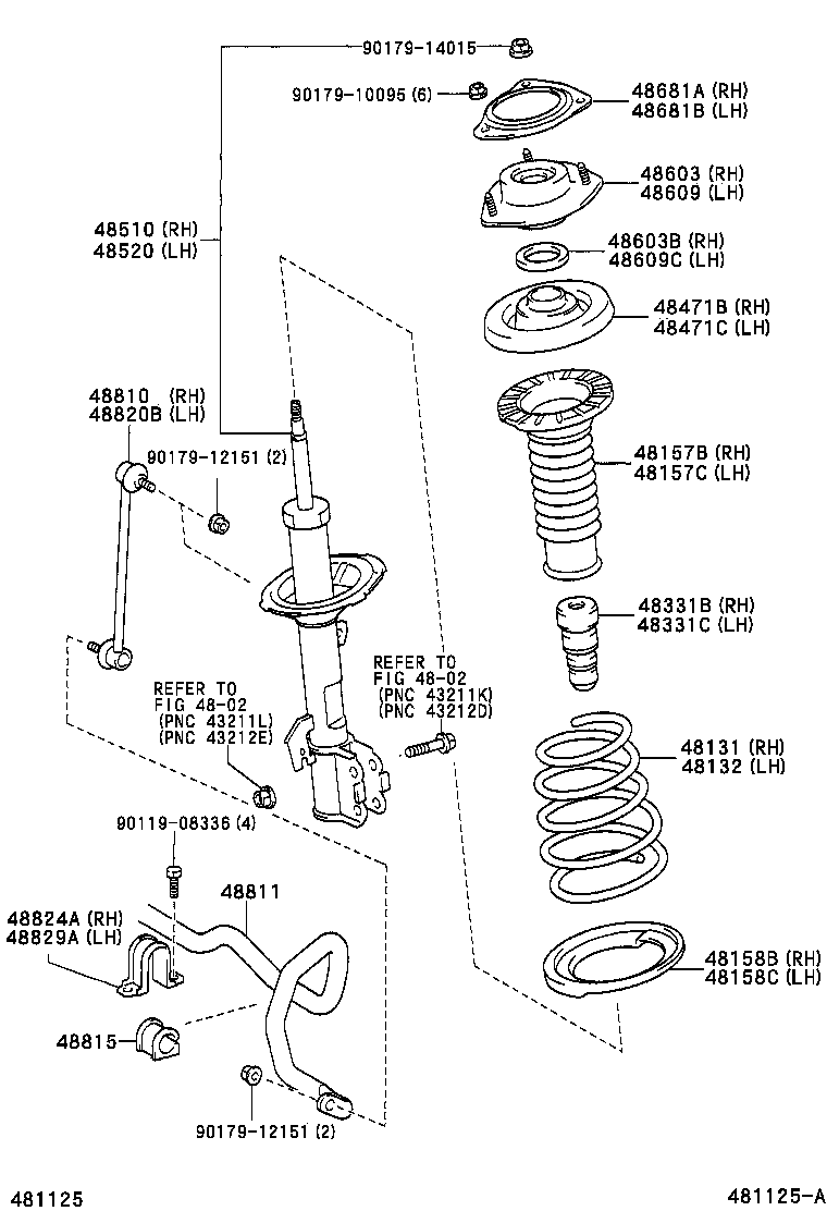 4851080110 TOYOTA