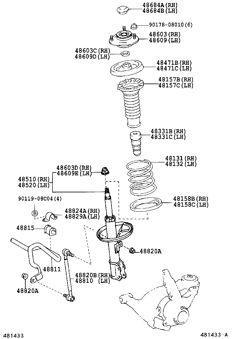 4851080103 TOYOTA