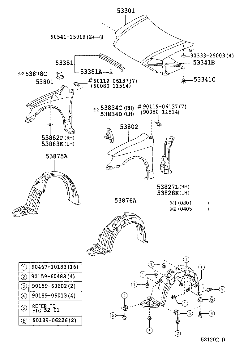 5387602081 TOYOTA