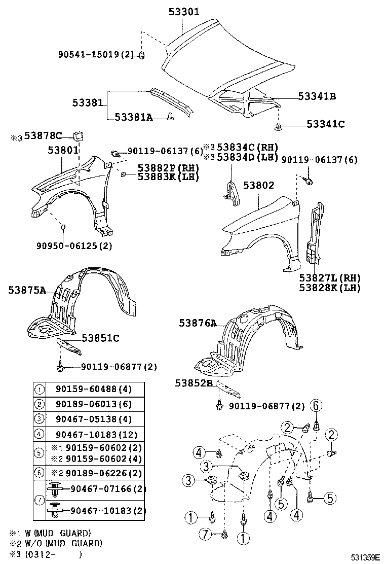 5338113030 TOYOTA