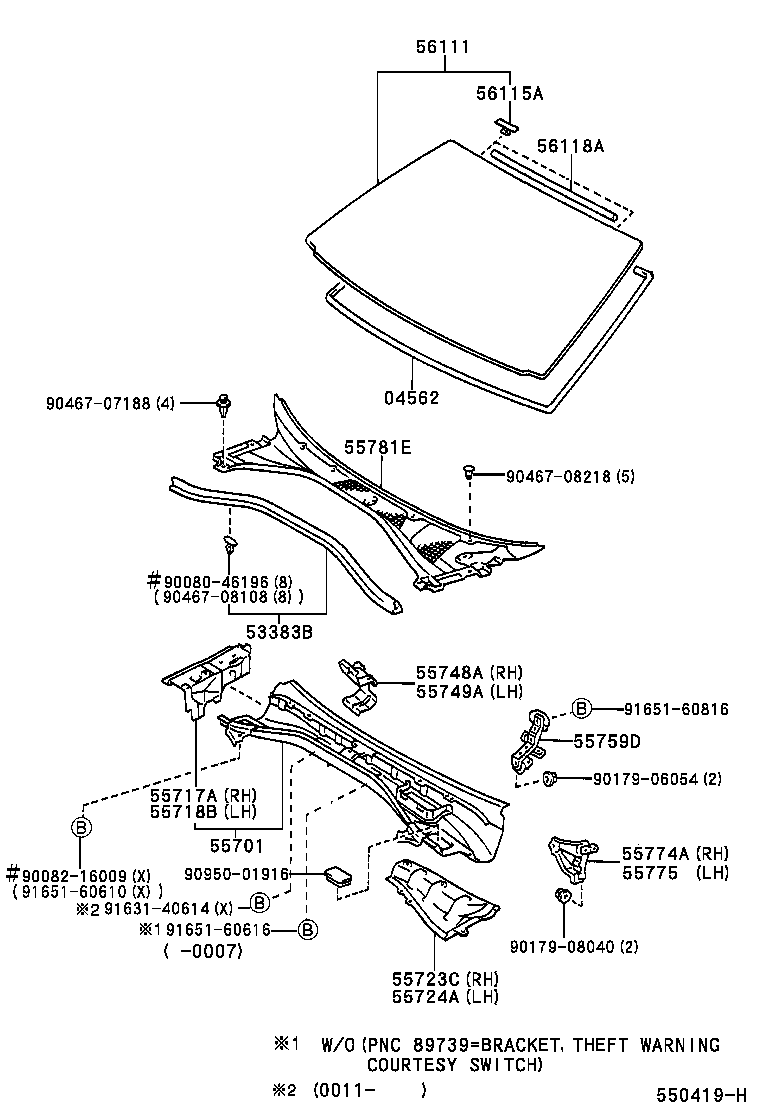 5338305021 TOYOTA