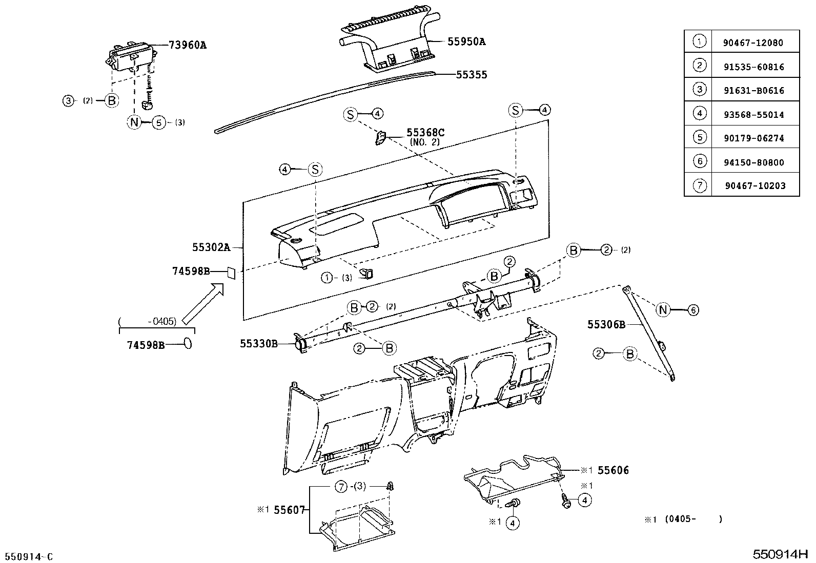 5544413040 TOYOTA