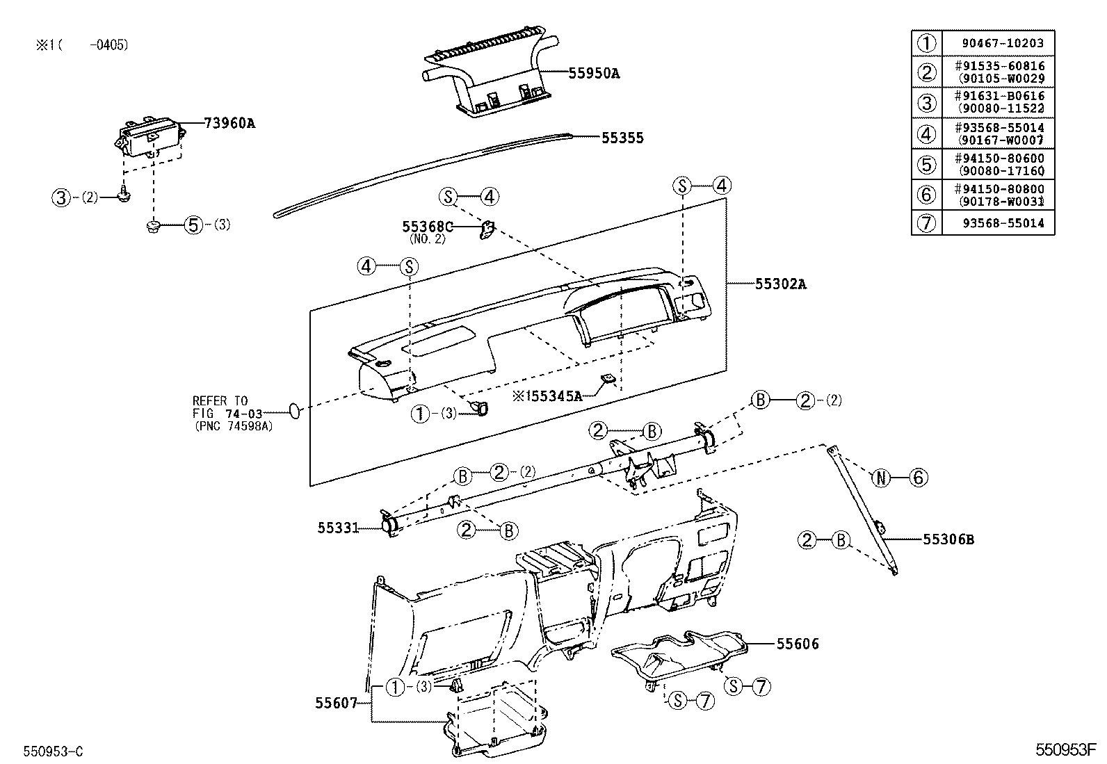 5536802050 TOYOTA