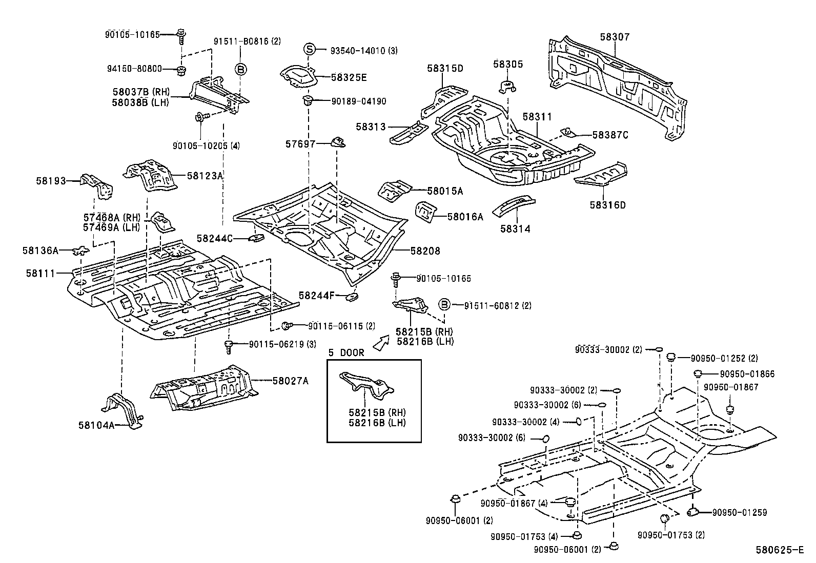 5803710010 TOYOTA