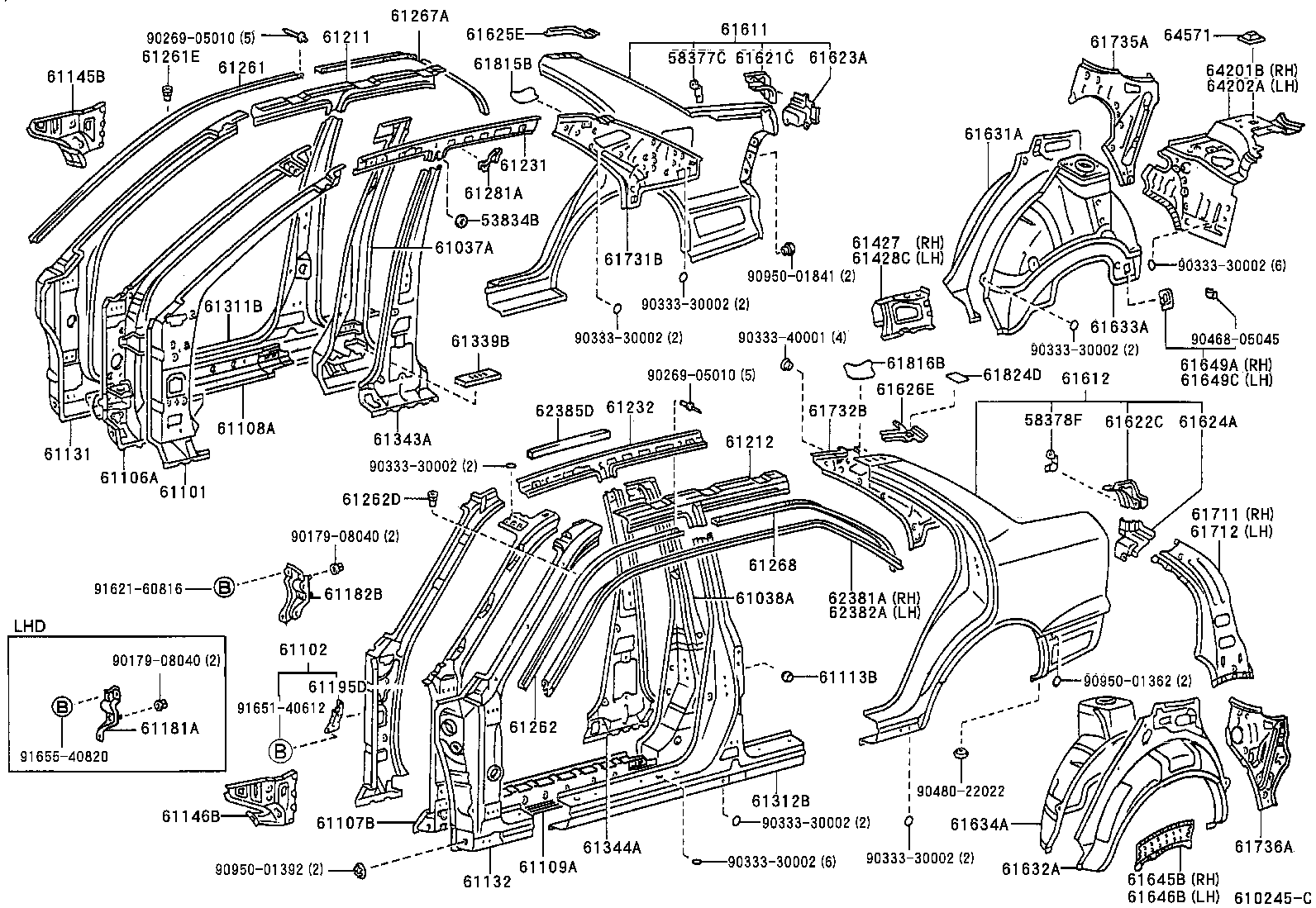 6238150031 TOYOTA