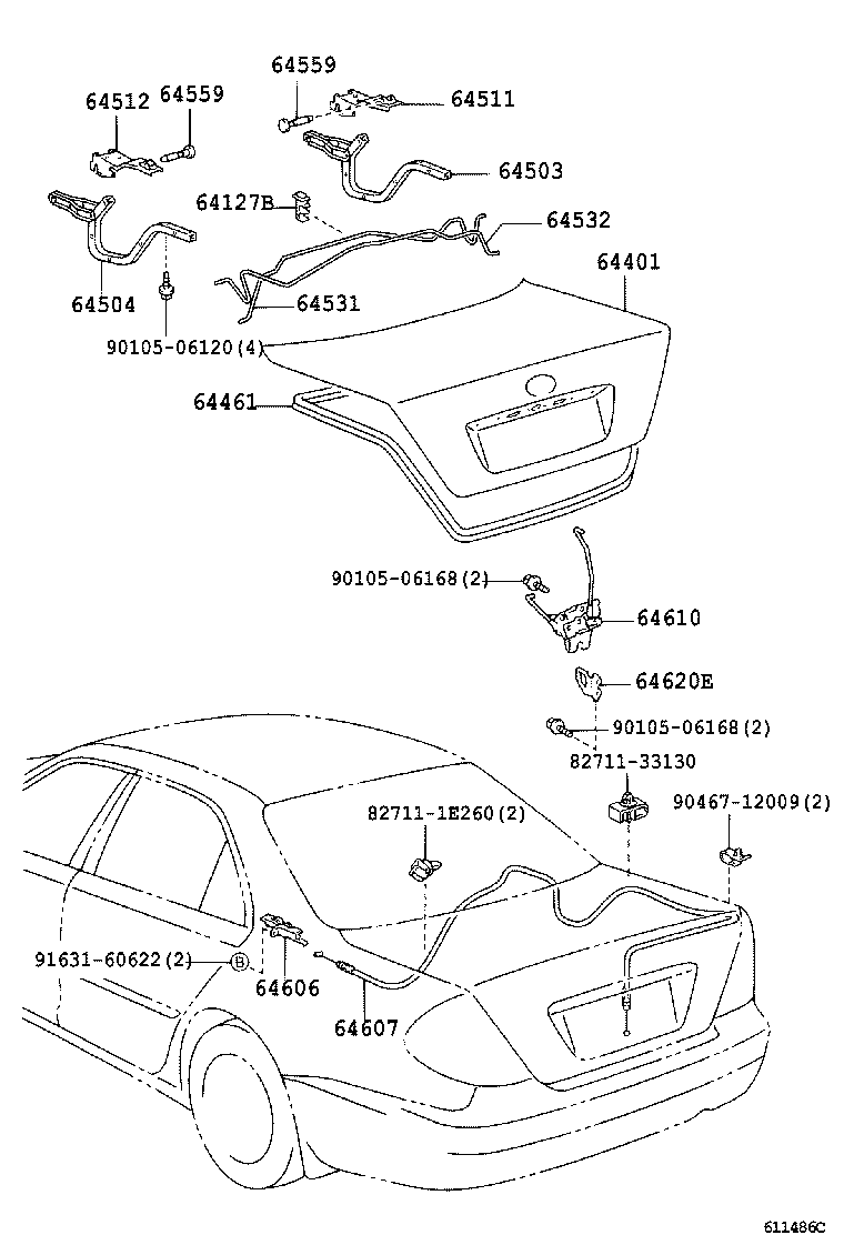 6460033091 TOYOTA