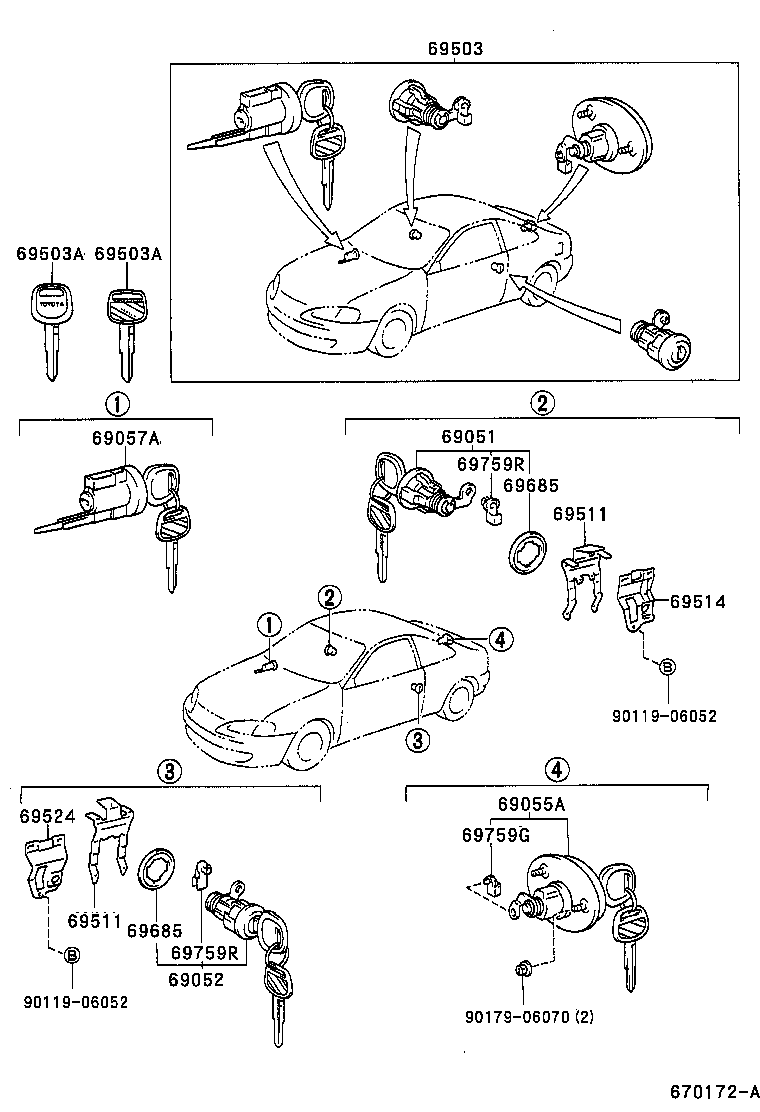 6951416010 TOYOTA