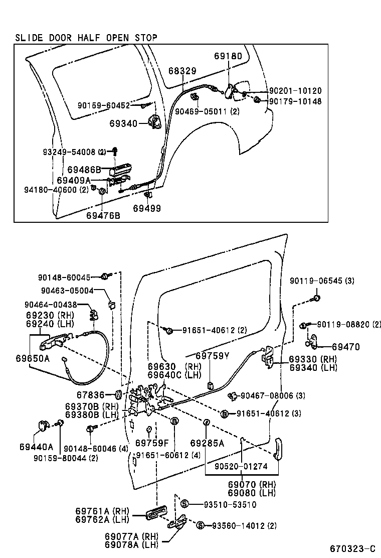 6965095D00 TOYOTA