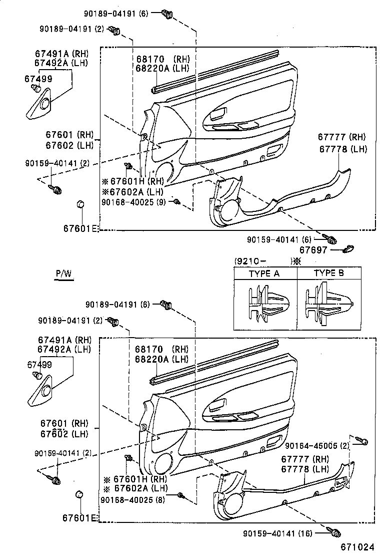 6861750010 TOYOTA