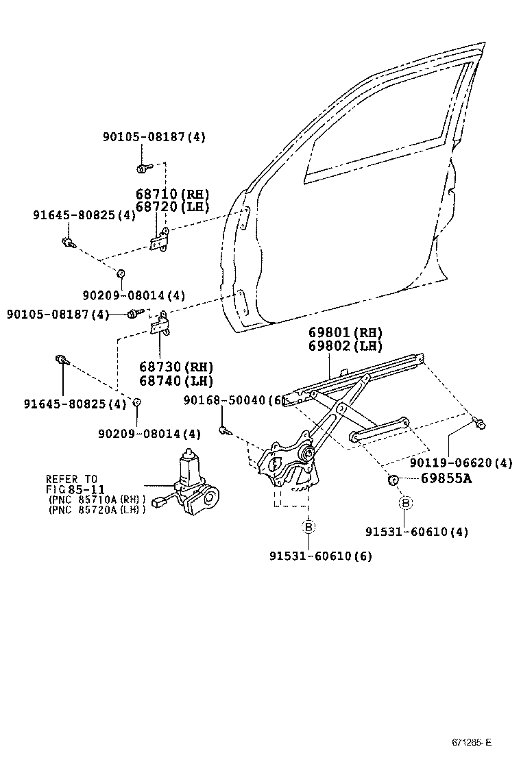 6872022071 TOYOTA