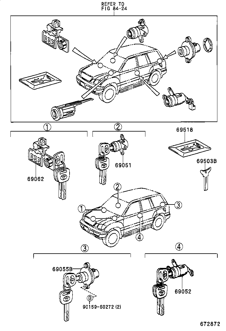 6905160191 TOYOTA