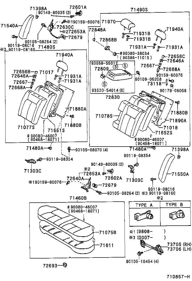 7165205040 TOYOTA