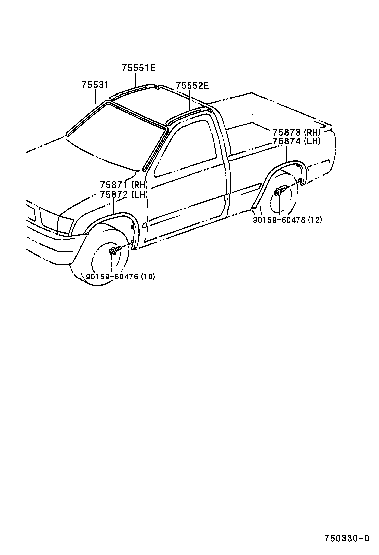 7555135040 TOYOTA