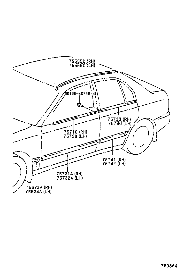 7555605010 TOYOTA