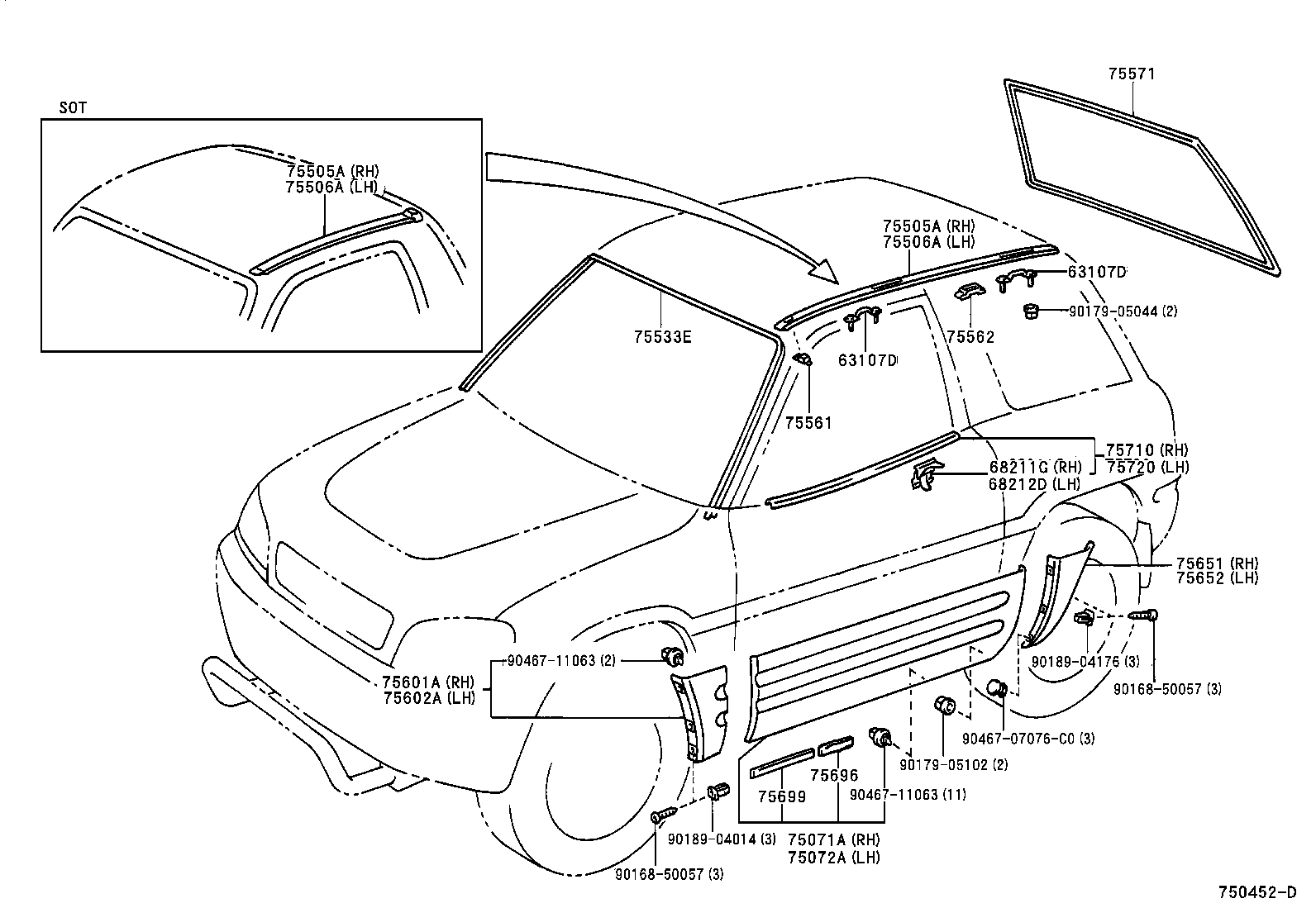 7560242900 TOYOTA