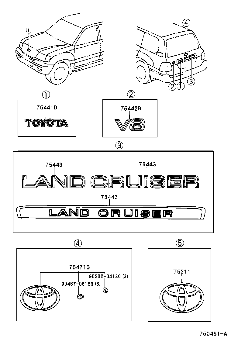 7547124131 TOYOTA