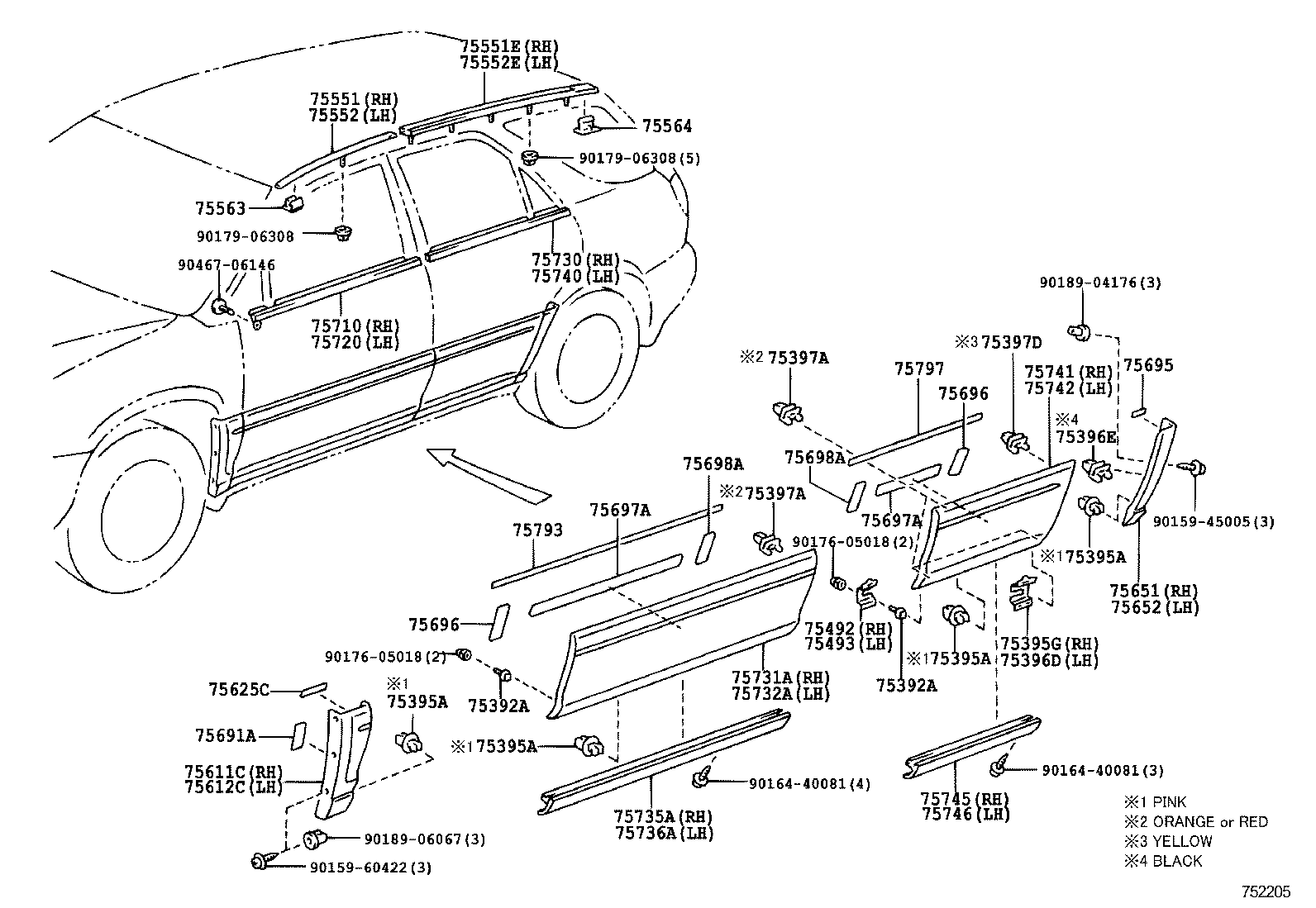 7574548010 TOYOTA