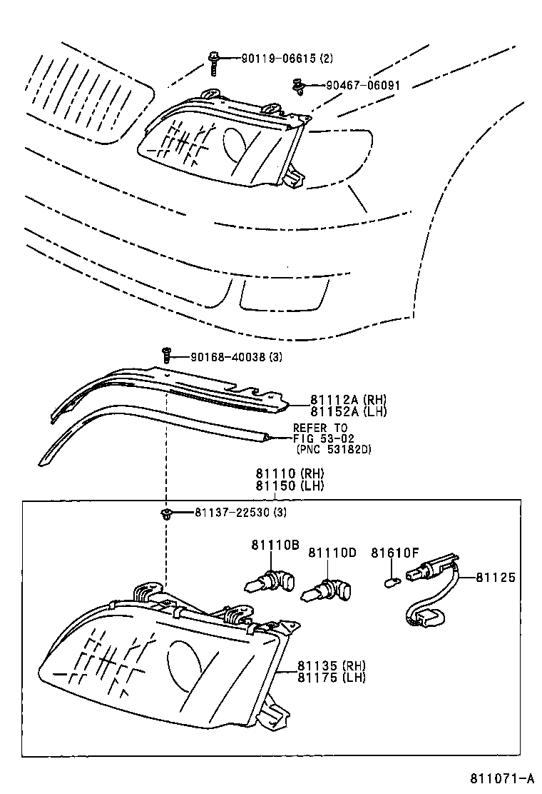 811303A222 TOYOTA