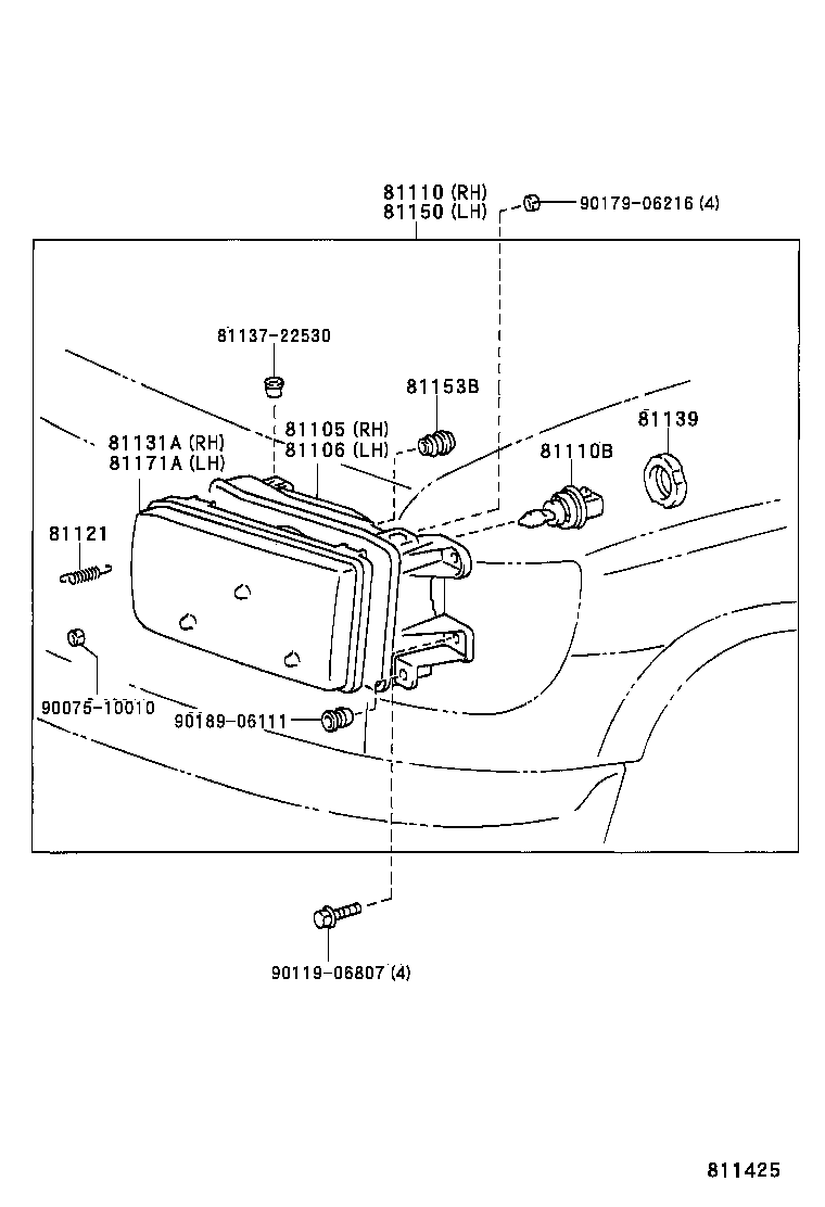 8111035230 TOYOTA