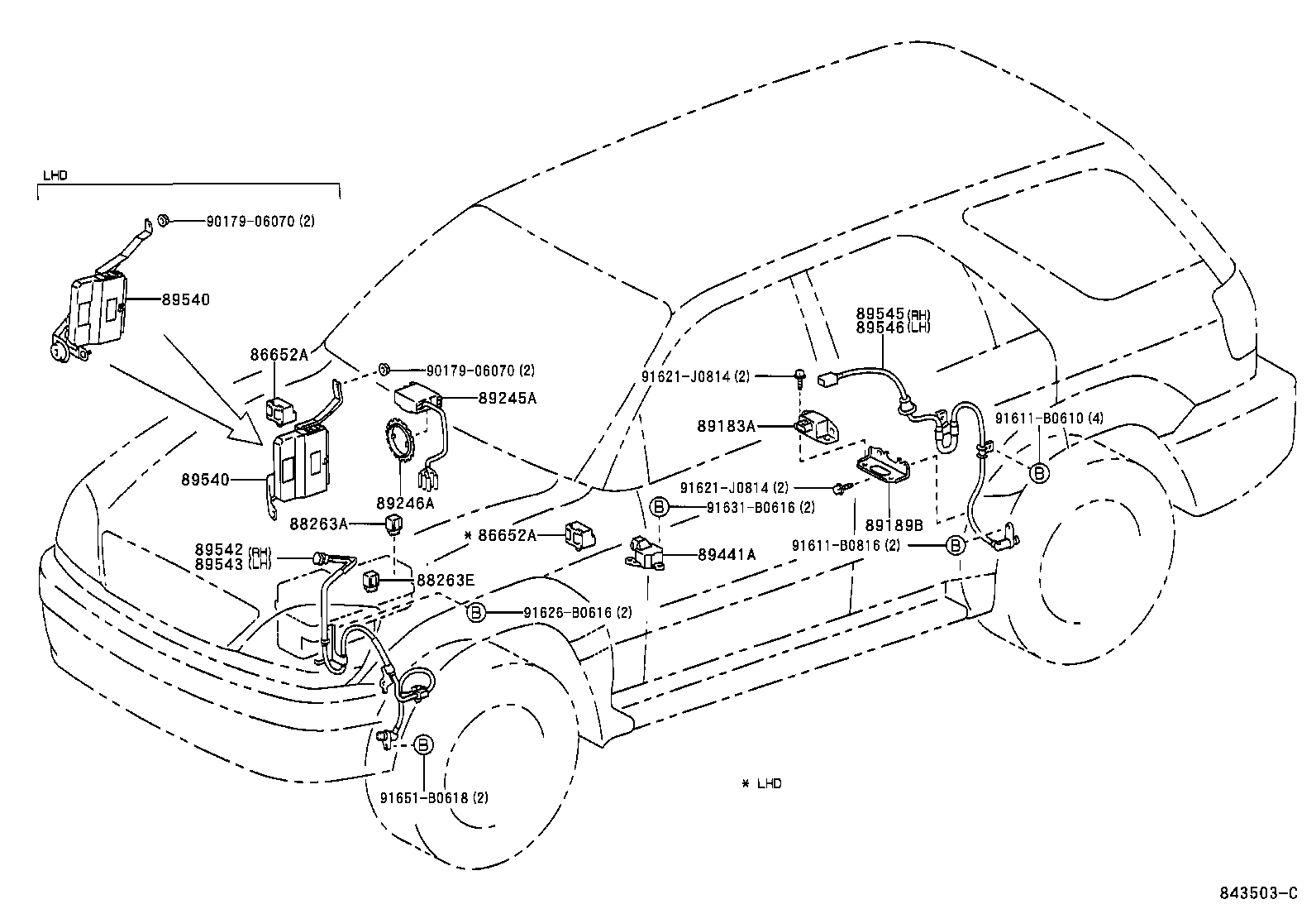 8954548020 TOYOTA