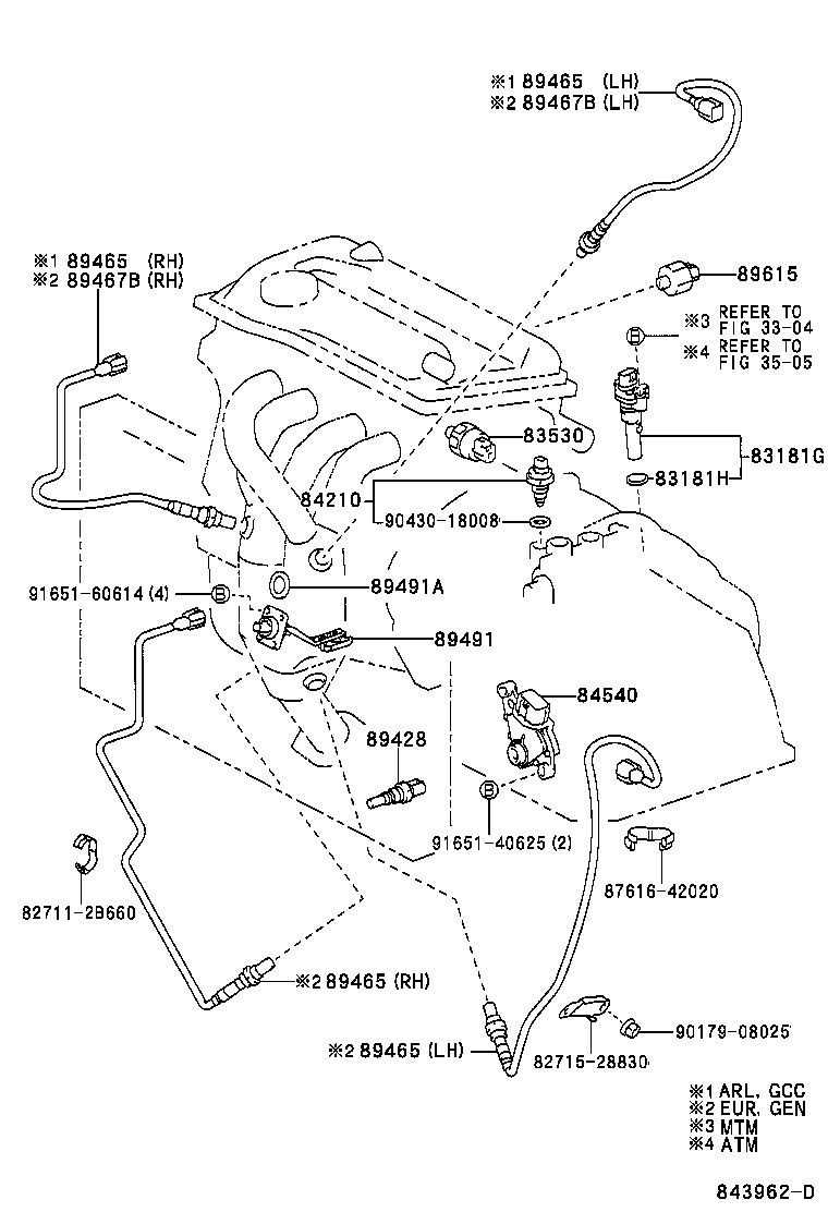 8273128040 TOYOTA