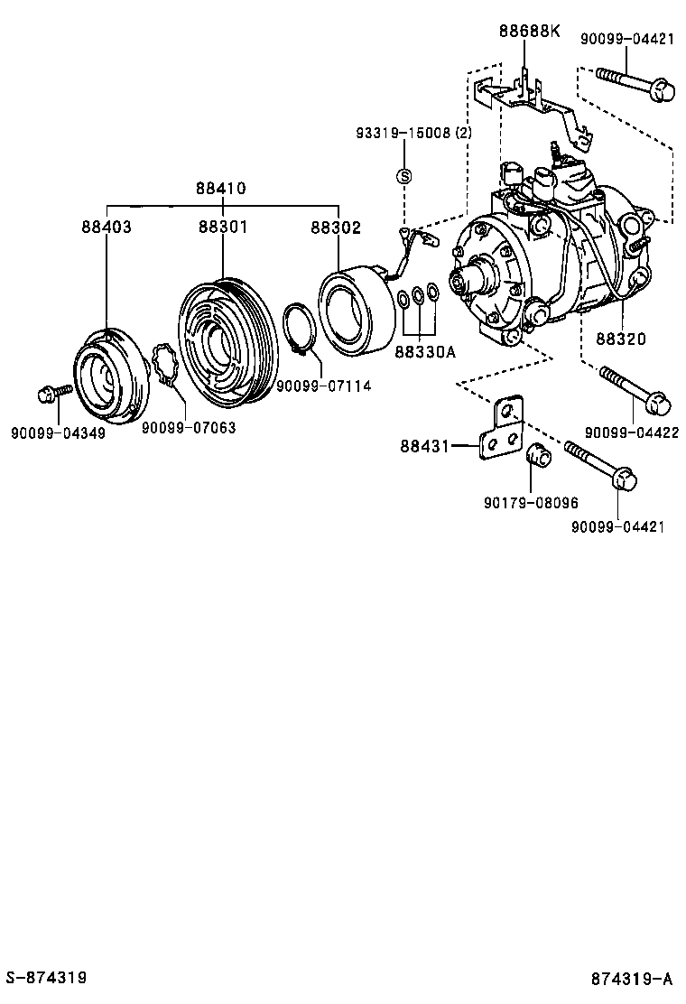 8832050100 TOYOTA