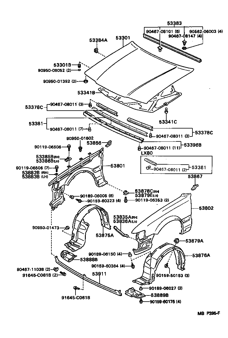 5339622041 TOYOTA