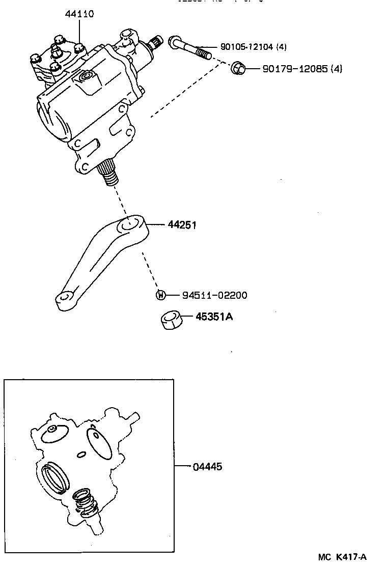 4545160111 TOYOTA