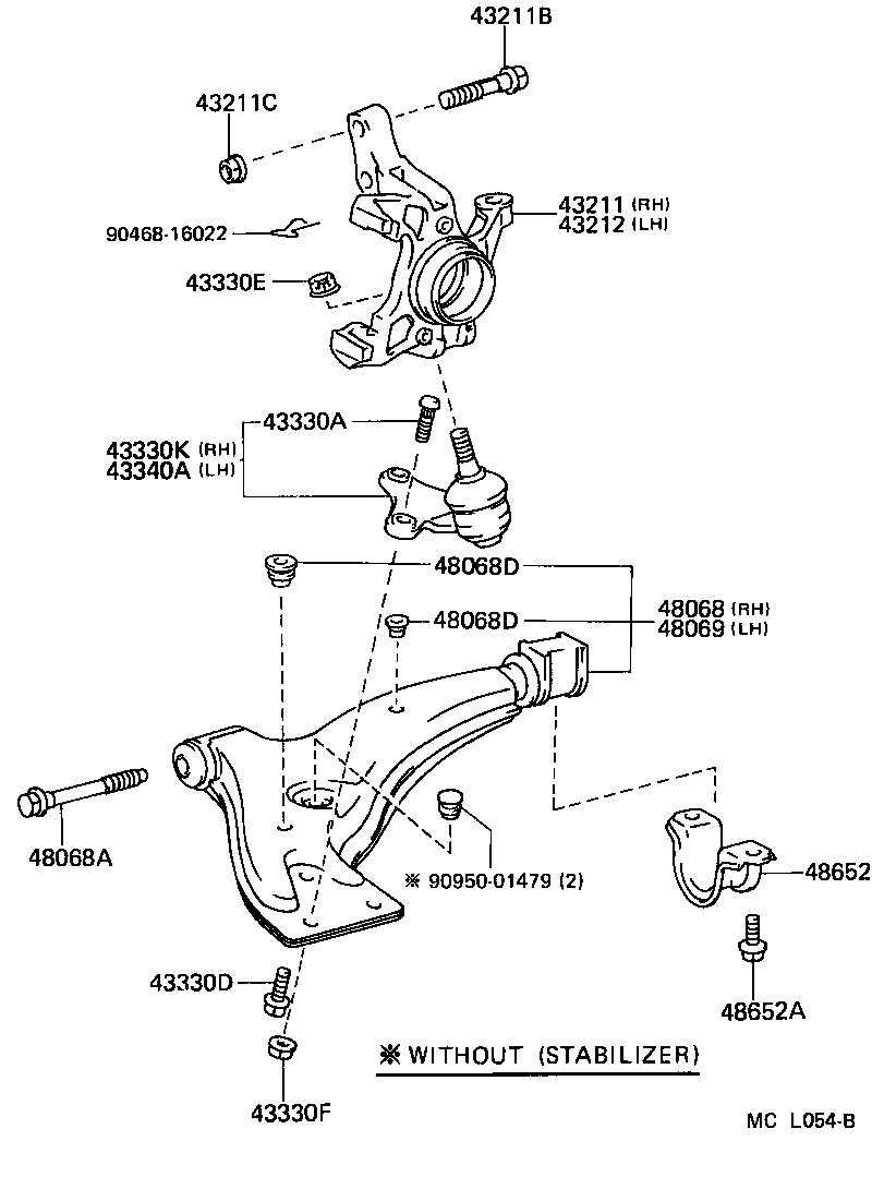 4865210020 TOYOTA