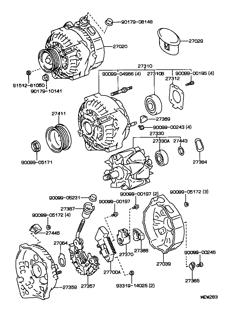 2738742040 TOYOTA