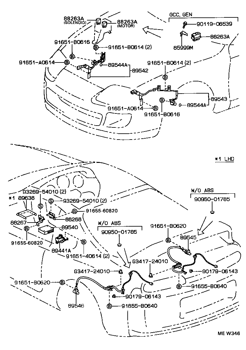 9672119016 TOYOTA