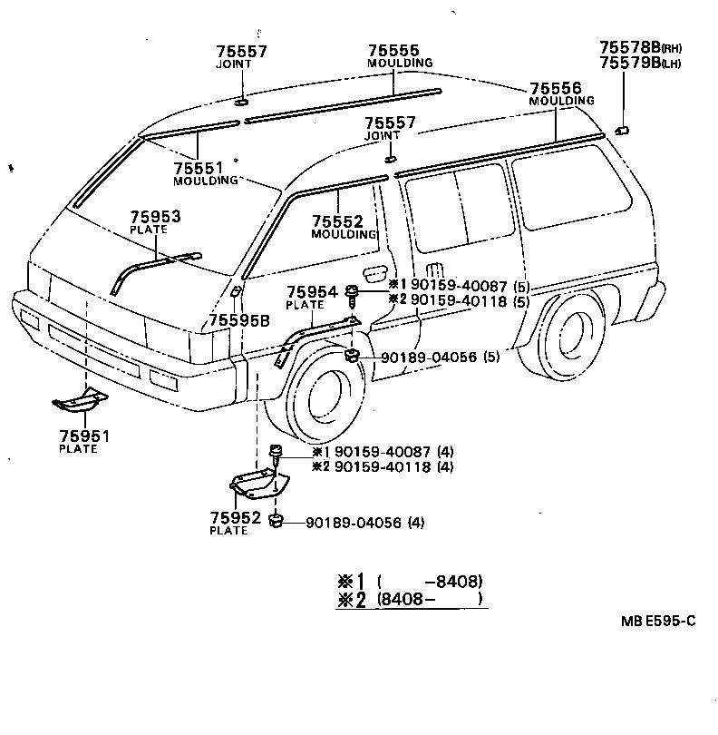 7555387005 TOYOTA