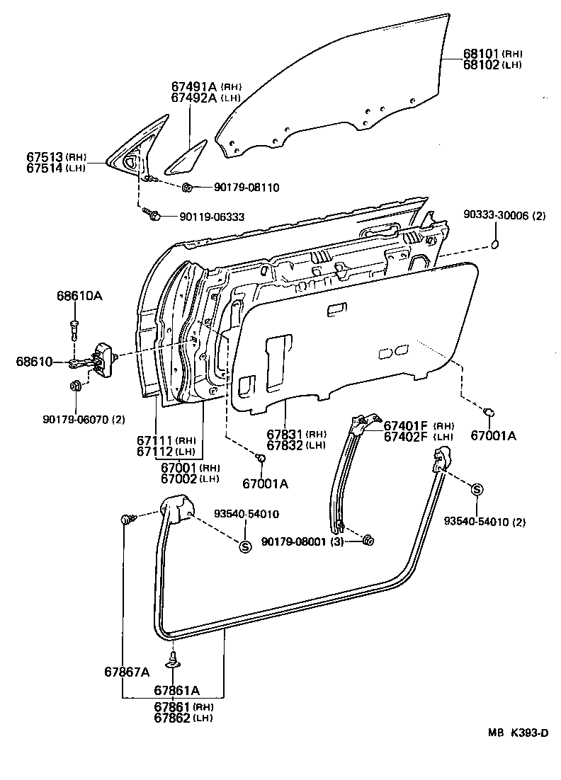 6811214340 TOYOTA