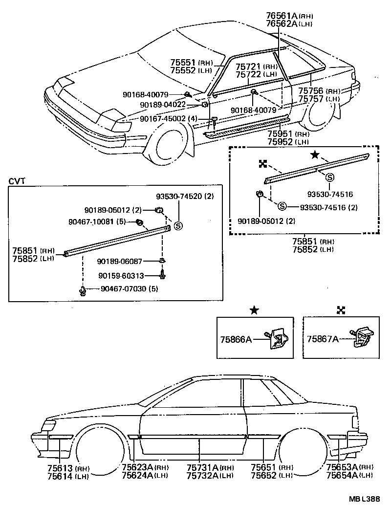 7565320160 TOYOTA